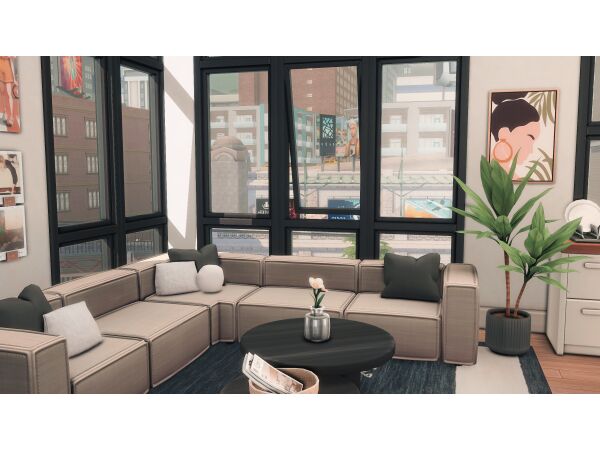 Chic Student Apartment Collection 1 Chic Student Apartment Collection Sims 4 CC