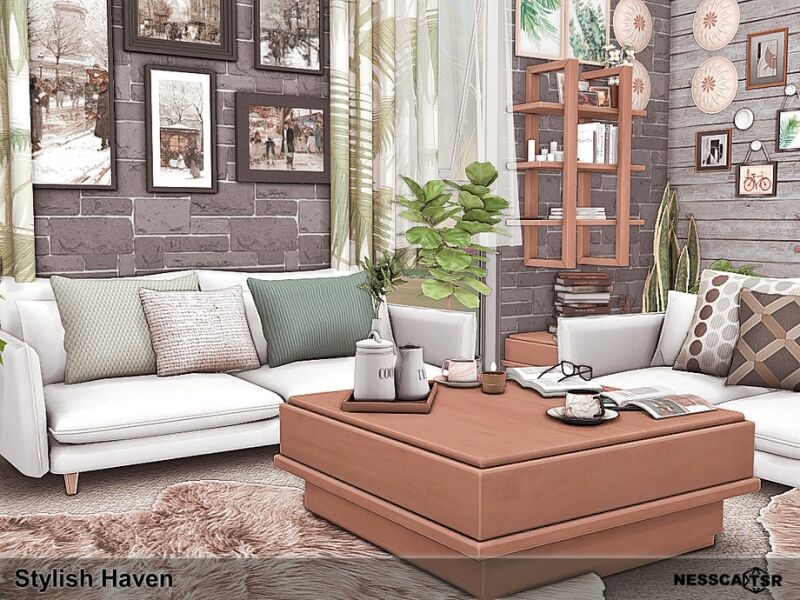 Stylish Haven 5 sims 4 cc stylish haven 5