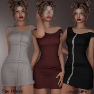 SUE Dress By Qlayla Sims 4 CC