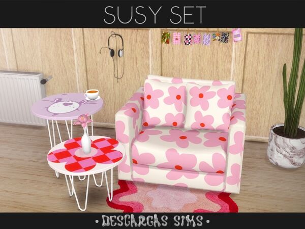Stylish Susy Set for Your Space 1 Stylish Susy Set for Your Space Sims 4 CC