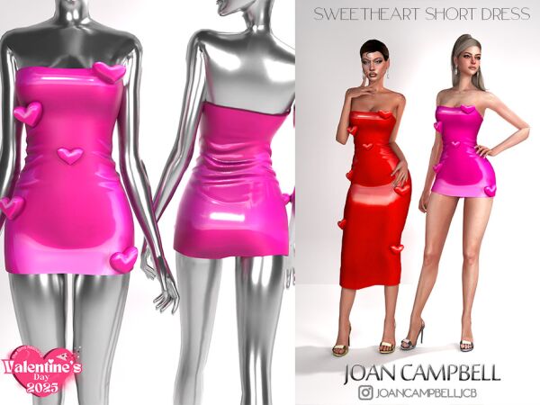 Sweetheart Short Dress You’ll Love 1 Sweetheart Short Dress You’ll Love Sims 4 CC