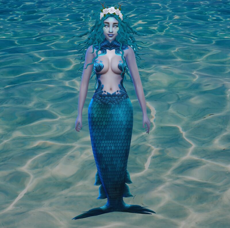 sims 4 cc taybis lily rezende mermaid 3