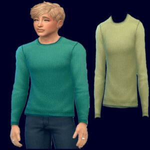 Teen Male Thermal Only Sims 4 CC