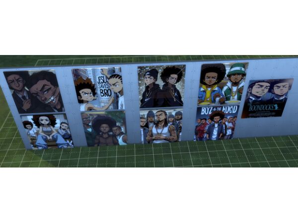 The Boondocks ART Painting By Simmermods8 1 The Boondocks ART Painting By Simmermods8 Sims 4 CC
