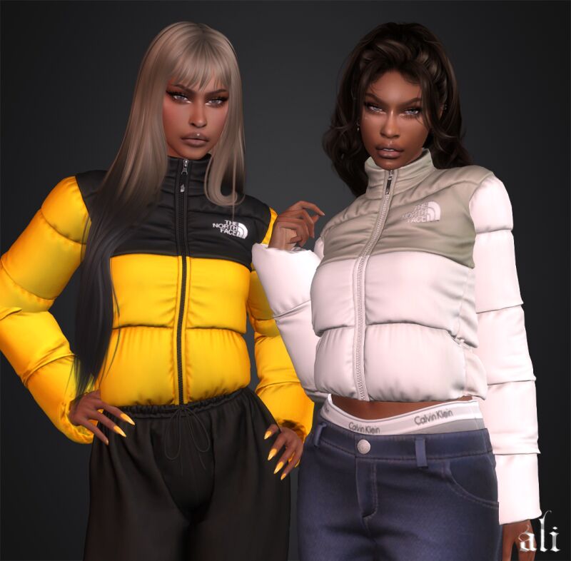 Stylish The North Face Jacket by Ali_S4Cc 2 sims 4 cc the north face jacket by ali s4cc 2