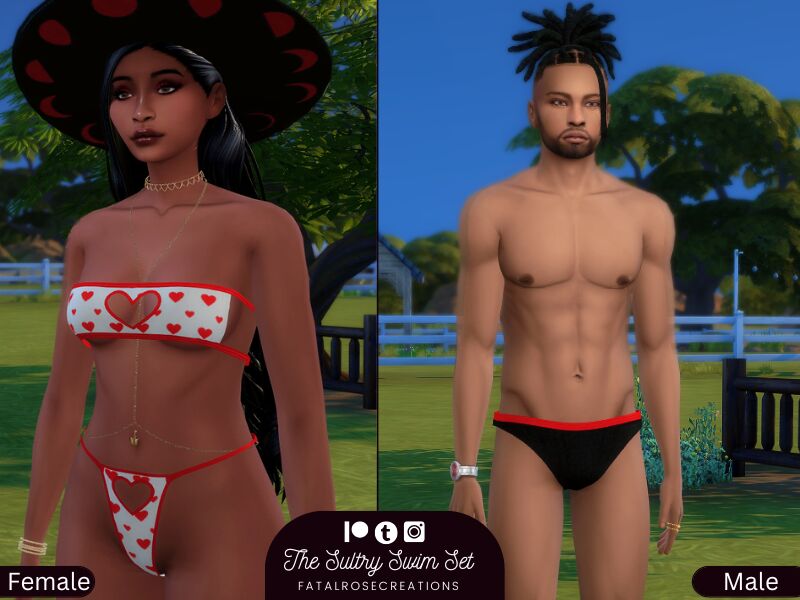 The Sultry Swim Set 4 sims 4 cc the sultry swim set 2
