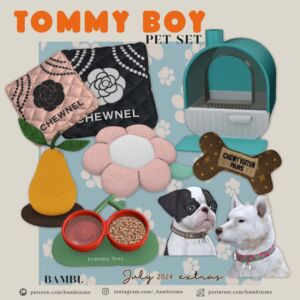 Tommy Boy Pet Set by Bambi Sims 4 CC