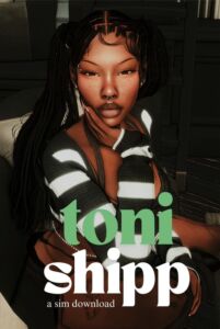 Toni Shipp X Kysworldgames Sims 4 CC