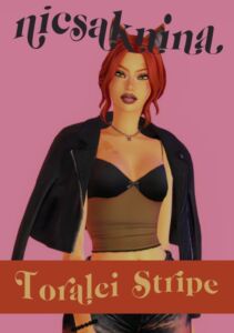 Toralei Stripe (MH) by Nicsaknina Sims 4 CC