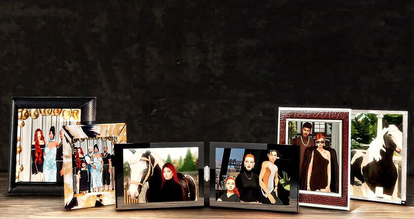 Elevate Your Sims' Decor with Lux Frames! 7 sims 4 cc trendingsims lux frames decor 7