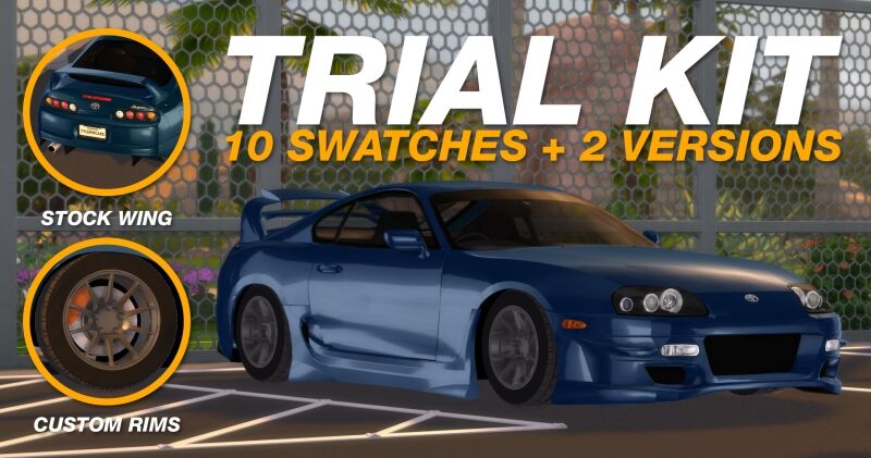 1998 Toyota Supra - Tyler Winston Cars 5 sims 4 cc tyler winston cars 1998 toyota supra mk 4 5