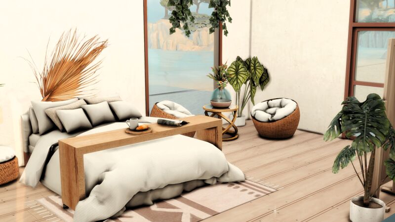 Vacation Dream Bedroom By Miwisimsie 2 sims 4 cc vacation dream bedroom by miwisimsie 2