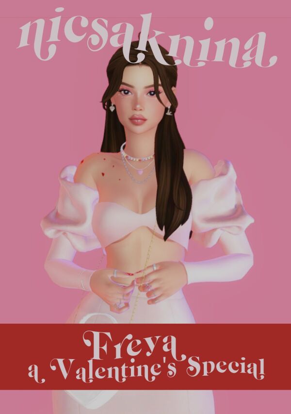 Valentine's Special - Freya: A Downloadable SIM 1 Valentine’s Special – Freya: A Downloadable SIM Sims 4 CC