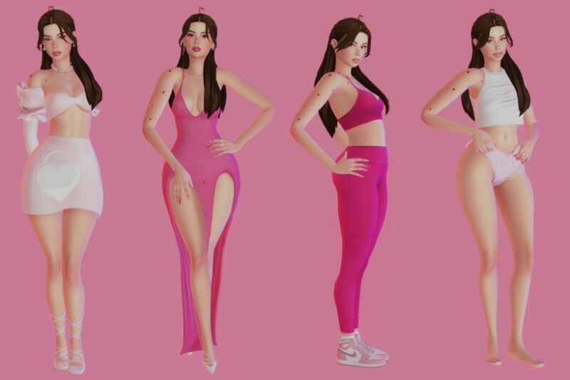 Valentine's Special - Freya: A Downloadable SIM 3 sims 4 cc valentines special freya a downloadable sim by nicsaknina 2
