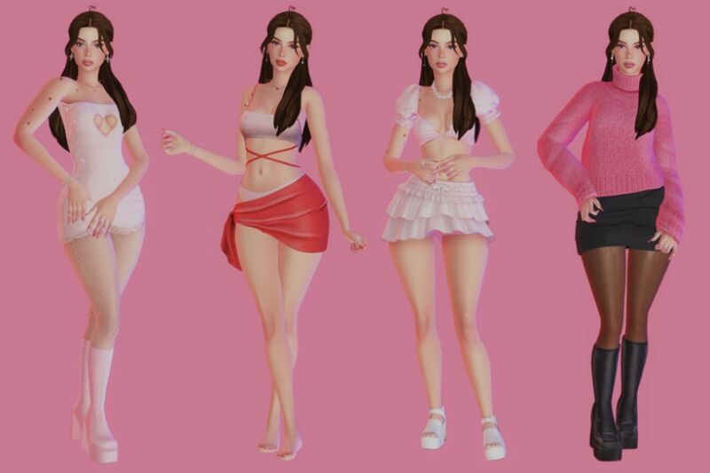 Valentine's Special - Freya: A Downloadable SIM 2 sims 4 cc valentines special freya a downloadable sim by nicsaknina 3
