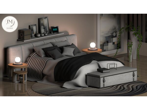 Velara Bedroom by Jomsims Sims 4 CC