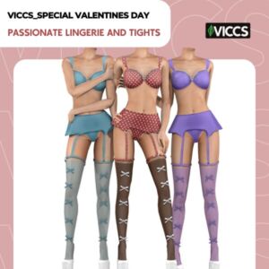 Viccs Passionate Lingerie Collection Sims 4 CC