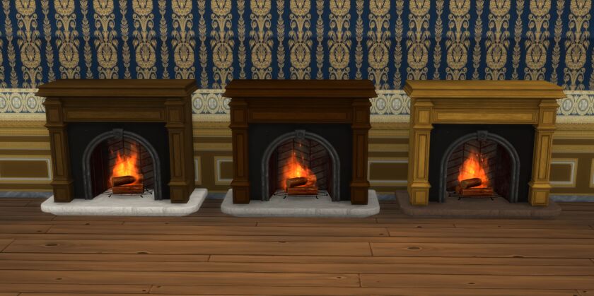 Victorian Fireplace Recolour №7 3 sims 4 cc victorian fireplace recolour 7 3