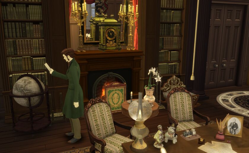 Victorian Fireplace Recolour №7 2 sims 4 cc victorian fireplace recolour 7 4