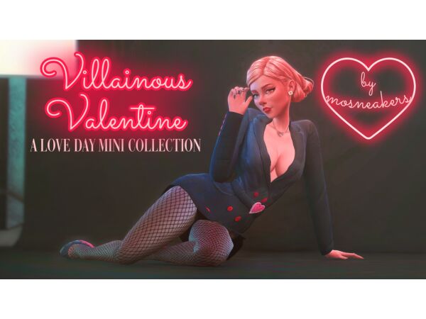 Villainous Valentine Accessories 1 Villainous Valentine Accessories Sims 4 CC
