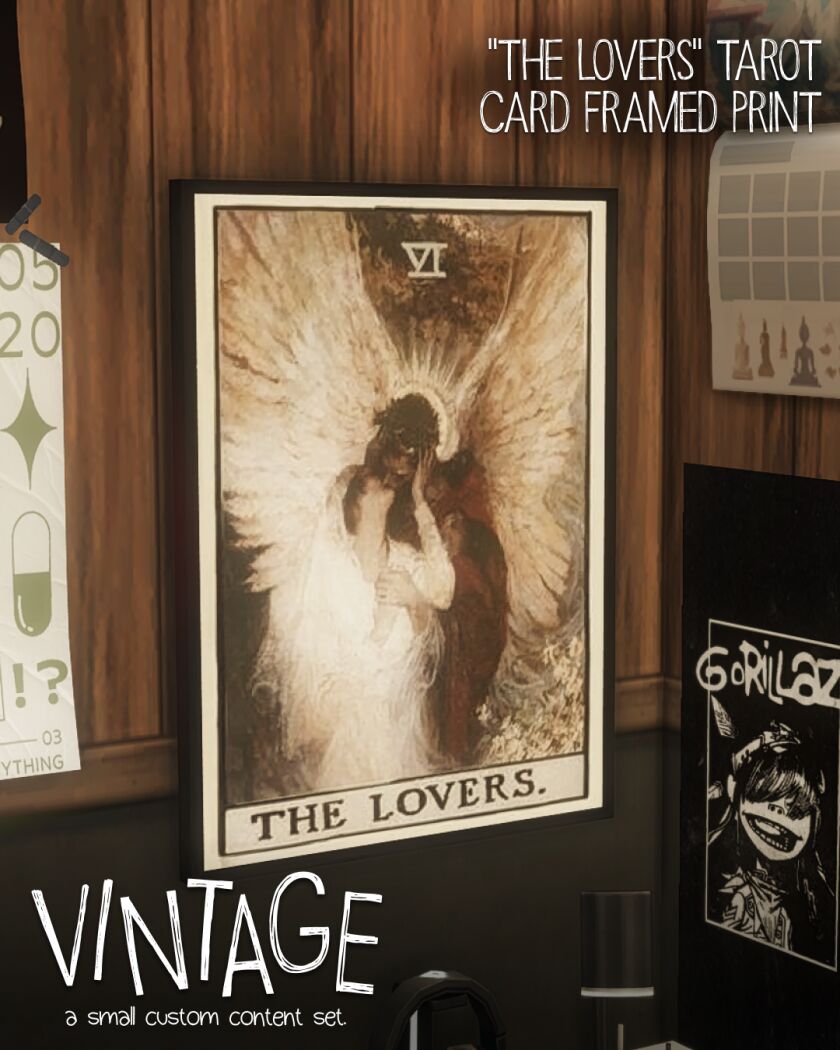 Vintage Custom Content Set 2 sims 4 cc vintage a small custom content set 2