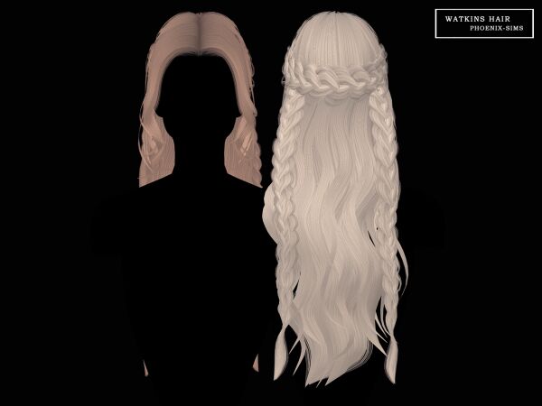Watkins Hair 1 Watkins Hair Sims 4 CC