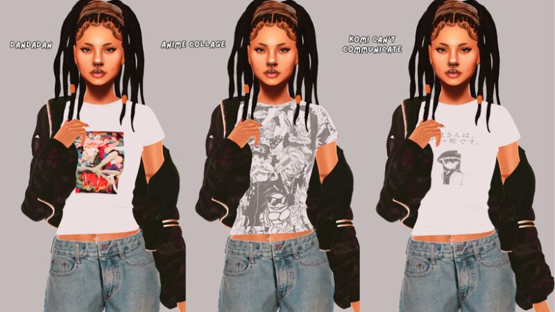 We Wear Anime Tee by Dayaowu 3 sims 4 cc we wear anime tee by dayaowu 3