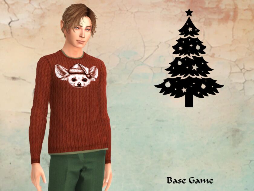 Matching Family Christmas Sweater! 3 sims 4 cc whats this an entire matching family christmas 2