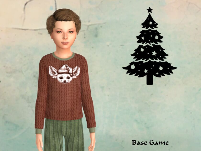 Matching Family Christmas Sweater! 4 sims 4 cc whats this an entire matching family christmas 3