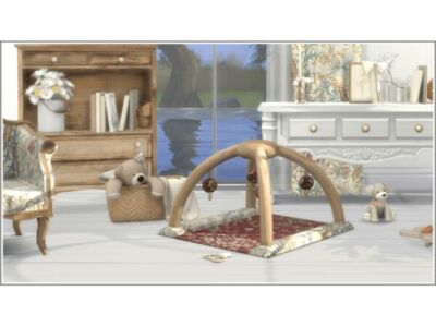 William Morris Baby Playmat – A Stylish Addition for Your Nursery Sims 4 CC