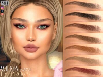 Wilma Eyebrows N375 by MagicHand Sims 4 CC