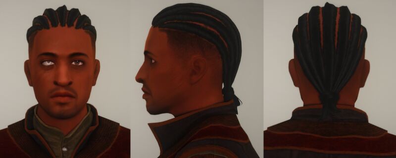 sims 4 cc wyll hair by thatonegreenleaf 2