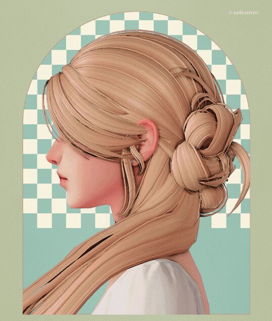 Stunning Yang Hair by Amberrrrrrr_13563 2 sims 4 cc yang hair by amberrrrrrr 13563 3