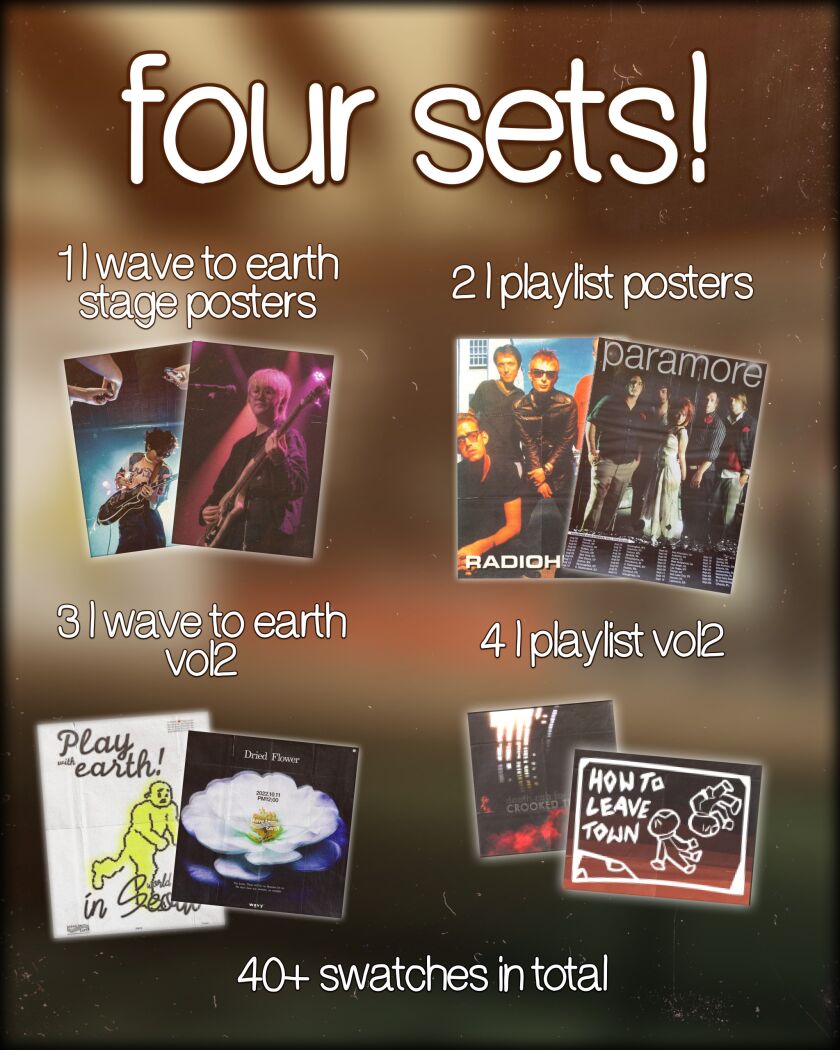 Zai's Poster Set Inspired by Music 3 sims 4 cc zais posters a poster set 3