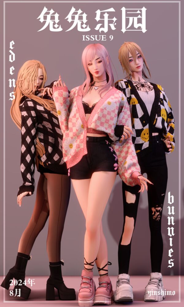 Eden’s Bunnies Issue No.9 1 Eden’s Bunnies Issue No.9 Sims 4 CC