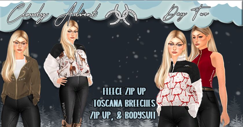 Cloudy - Winter Advent Day 2 1 Cloudy – Winter Advent Day 2 Sims 4 CC