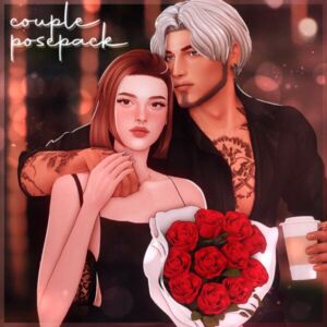 Couple Posepack by Bluefeelingblue Sims 4 CC