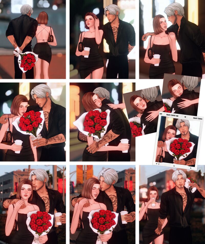sims 4 cc 250129 couple posepack by bluefeelingblue 2