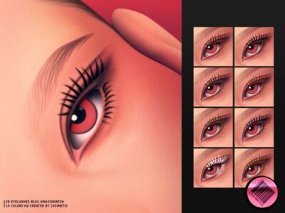 2D MM Eyelashes N152 – Stunning Beauty! Sims 4 CC