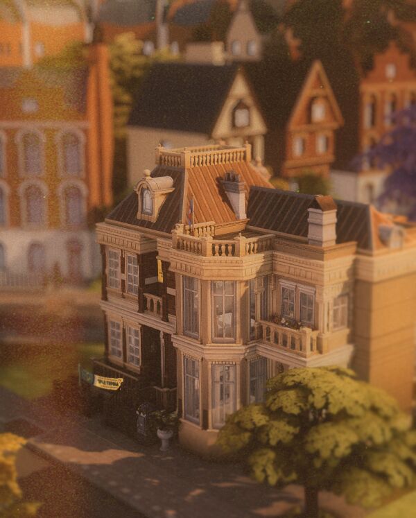 A Home For Students In Britechester Sims 4 CC