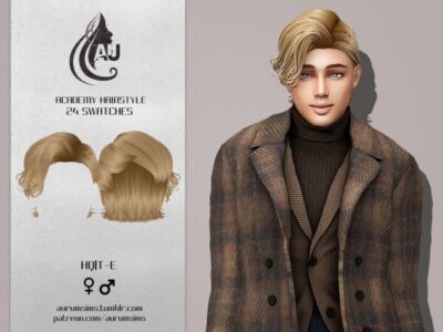 Maxis Match Academy Hairstyle for Sims 4 Sims 4 CC