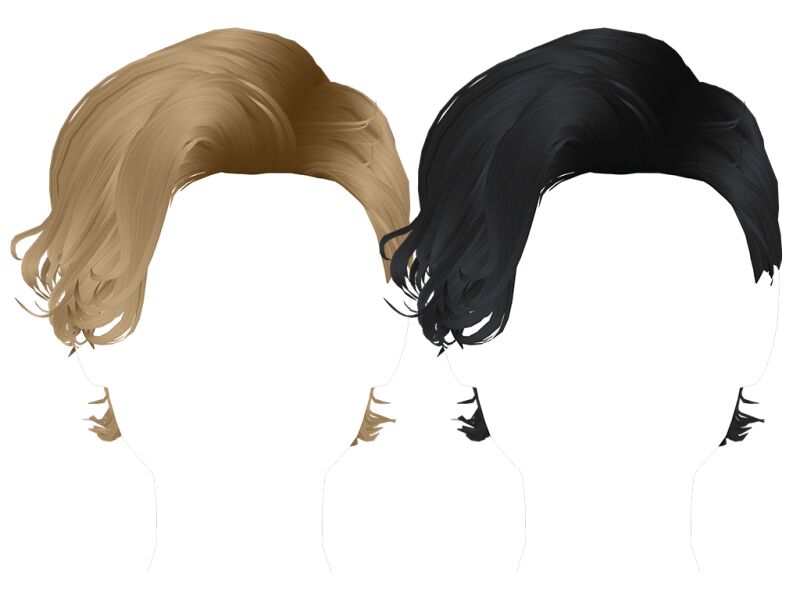 Maxis Match Academy Hairstyle for Sims 4 2 sims 4 cc academy maxis match hairstyle 2