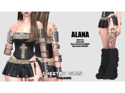 Alana By Pyxalicious Sims 4 CC
