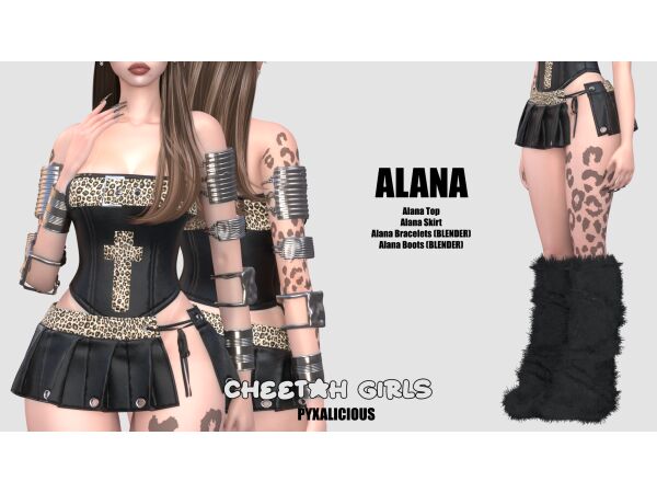 Alana By Pyxalicious Sims 4 CC