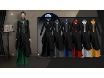 Alchemist Lady Clothing 3 – Stylish Outfits Sims 4 CC