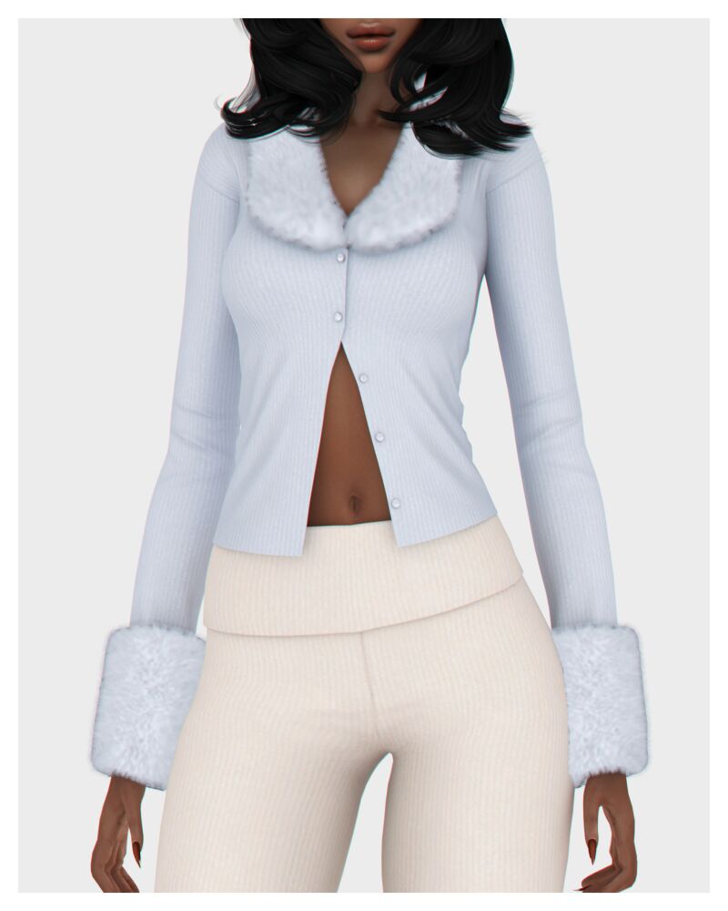 Angie Fur Cardigan by Backtrackcc 4 sims 4 cc angie fur cardigan by backtrackcc 3