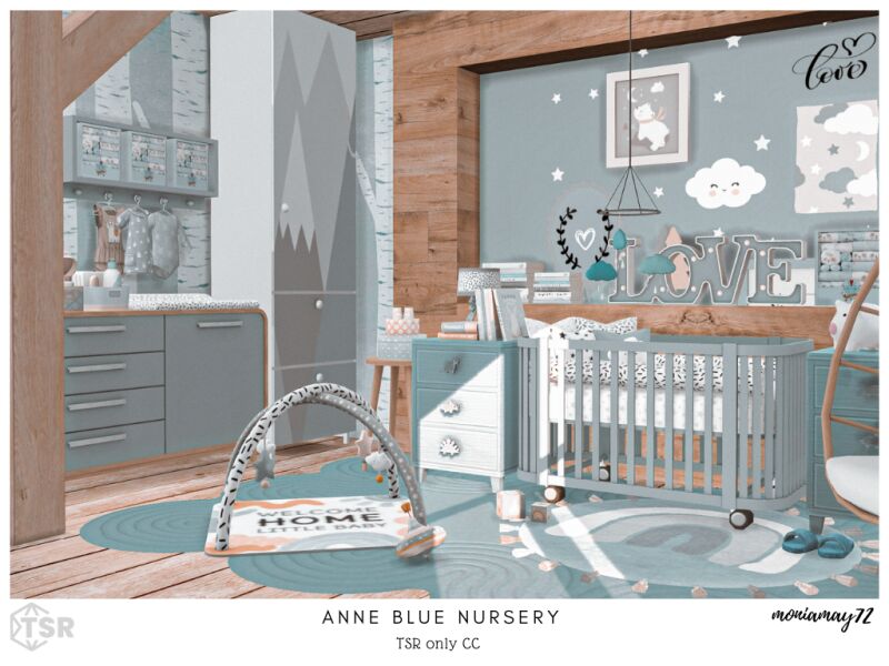 sims 4 cc anne blue nursery 3