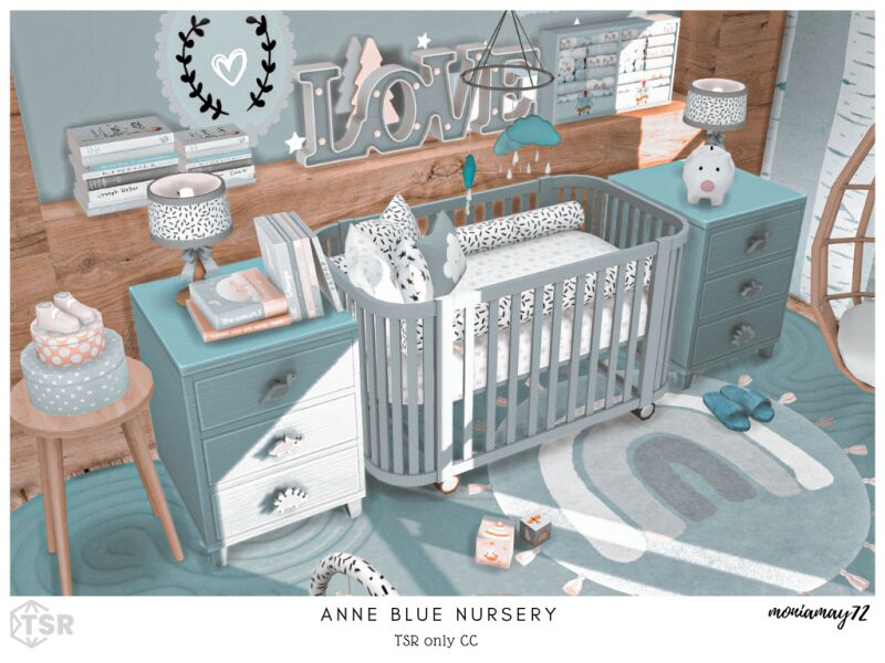 sims 4 cc anne blue nursery 5