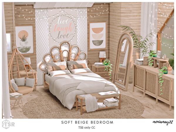 sims 4 cc anne modern living room 13