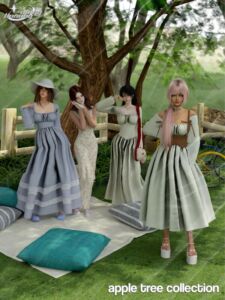 Apple Tree Collection Sims 4 CC